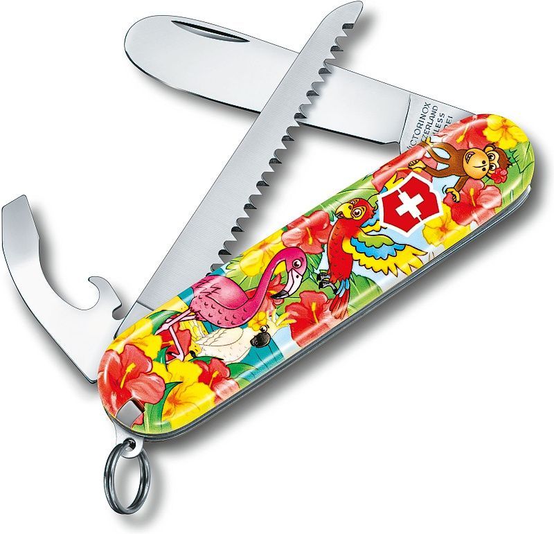 VICTORINOX Zatvárací nôž My First, 9F, detský - papagáj (0.2373.E3)