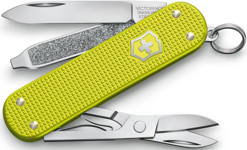 VICTORINOX Zatvárací nôž CLASSIC SD ALOX LE 2023 - electric yellow (0.6221.L23)