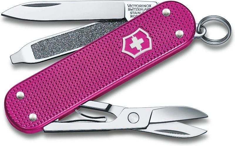 VICTORINOX Zatvárací nôž Classic SD Alox - flamingo party (0.6221.251G)