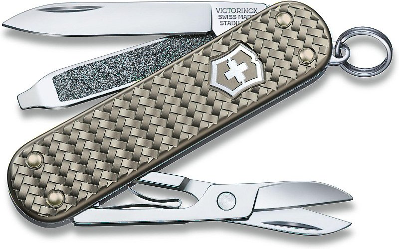 VICTORINOX Zatvárací nôž Classic SD Precious Alox - infinite grey (0.6221.4031G)