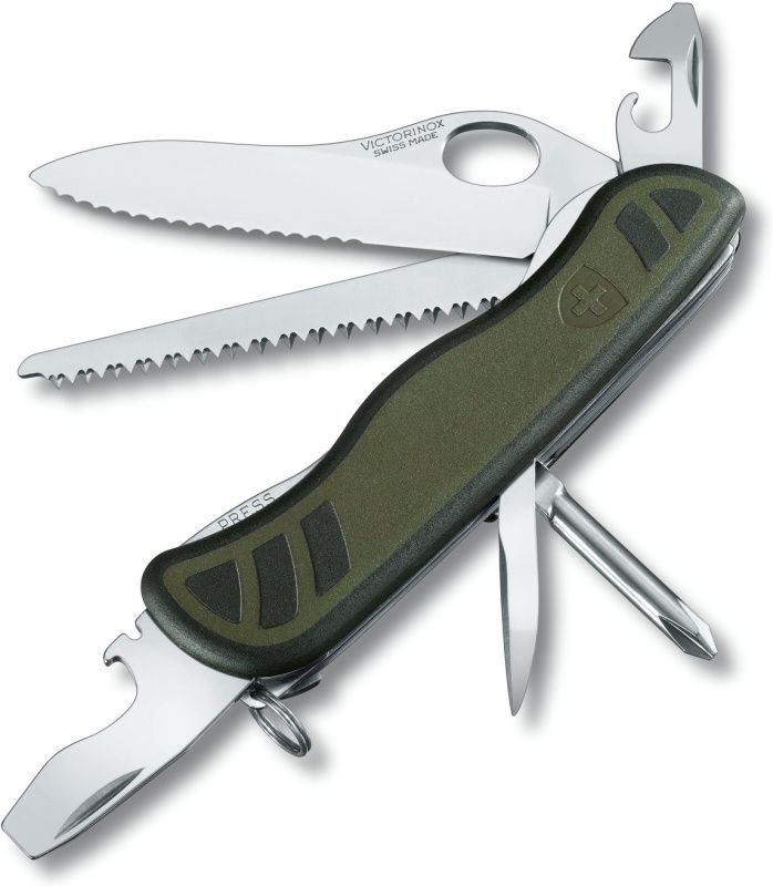 VICTORINOX Zatvárací nôž SOLDIER 08 - olivový (0.8461.MWCH)