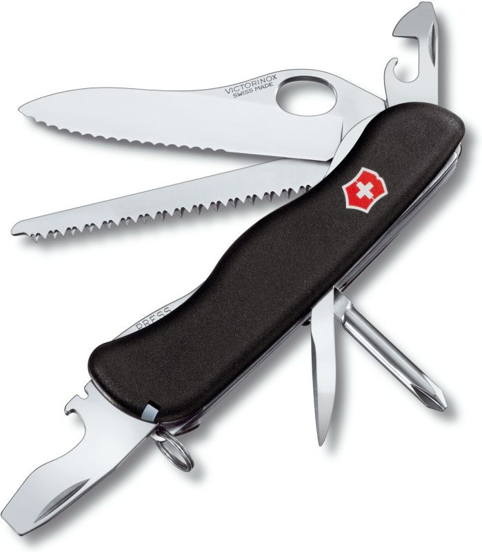 VICTORINOX Zatvárací nôž TRAILMASTER ONE HAND - čierny (0.8463.MW3)