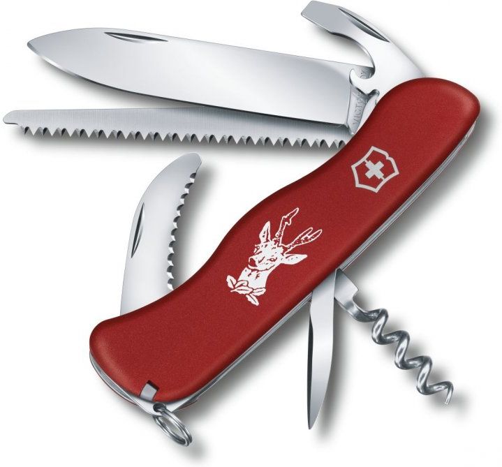 VICTORINOX Zatvárací nôž HUNTER - červený (0.8573)