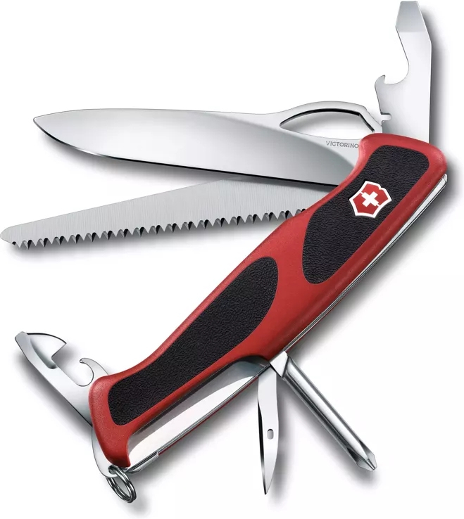 VICTORINOX Zatvárací nôž RangerGrip 78 - red (0.9663.MC)