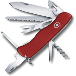VICTORINOX Zatvárací nôž OUTRIDER s poistkou - červený (0.8513)