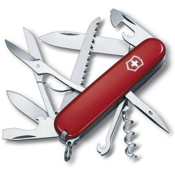 VICTORINOX Zatvárací nôž HUNTSMAN (v blistri) - červený (1.3713.B1)