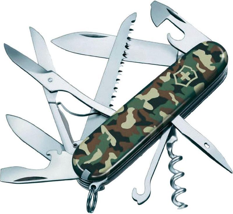 VICTORINOX Zatvárací nôž HUNTSMAN - woodland camo (1.3713.94)