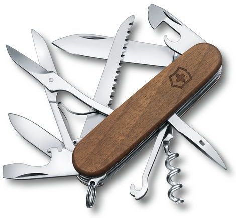 VICTORINOX Zatvárací nôž HUNTSMAN - drevo (1.3711.63)