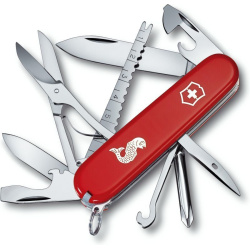 VICTORINOX Zatvárací nôž FISHERMAN - červený (1.4733.72)