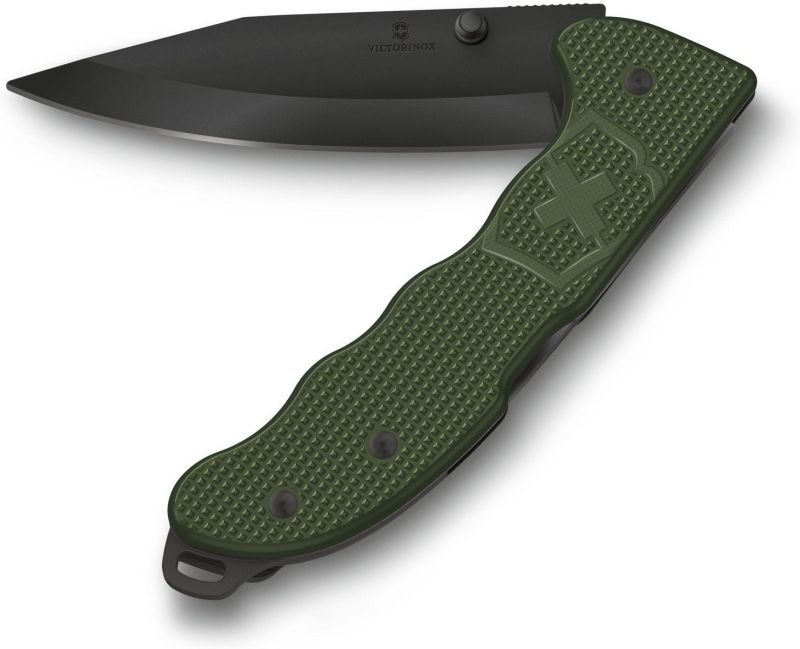 VICTORINOX Zatvárací nôž EVOKE BSH ALOX - olive (0.9425.DS24)