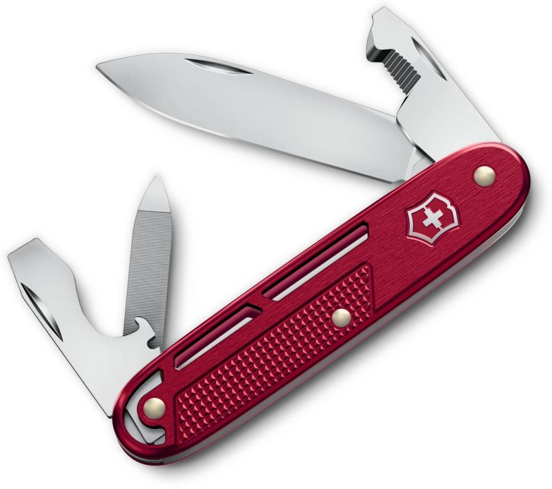 VICTORINOX Zatvárací nôž SYNERGY ALOX 93mm - red (0.8216.20)