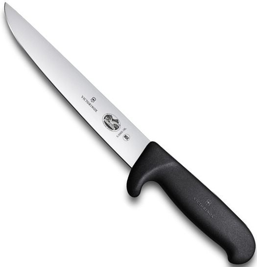 VICTORINOX Nárezový nôž Safety grip - čierny (5.5503.18L)
