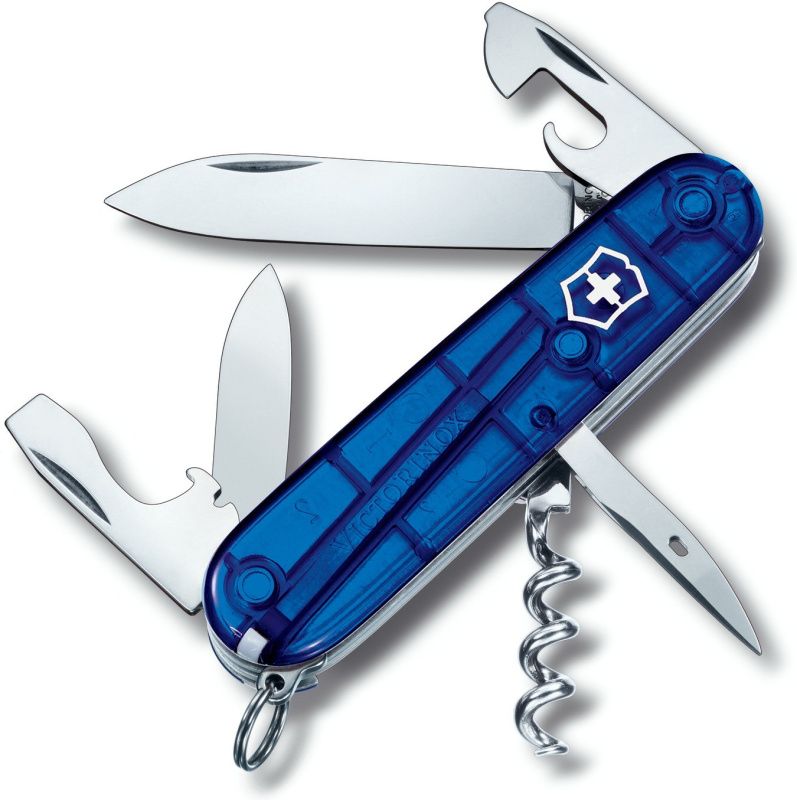 VICTORINOX Zatvárací nôž SPARTAN - modrý transparentný (1.3603.T2)