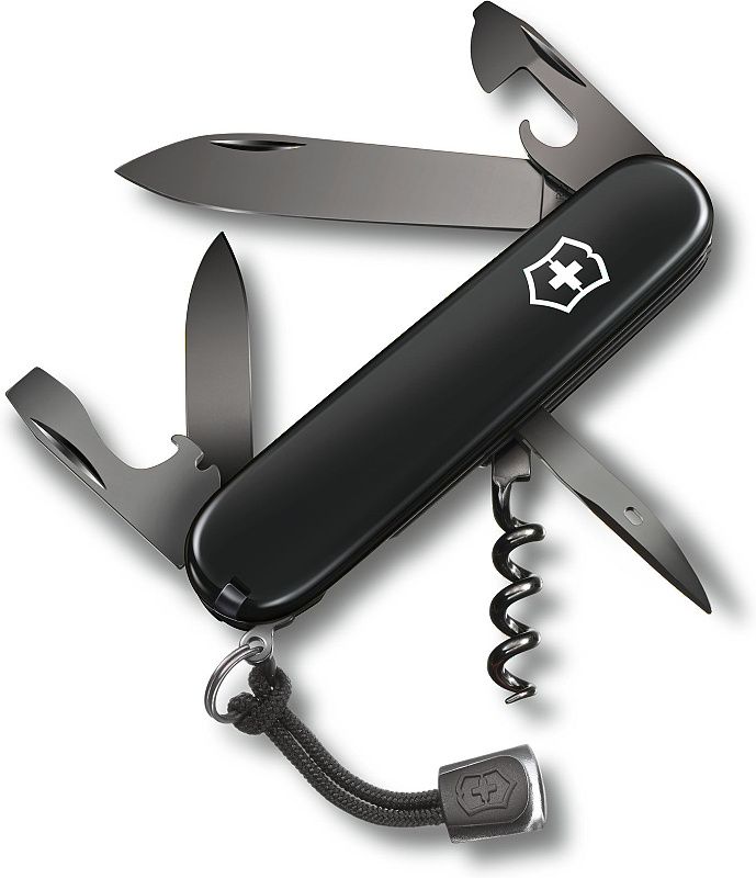 VICTORINOX Zatvárací nôž SPARTAN - onyx black (1.3603.31P)