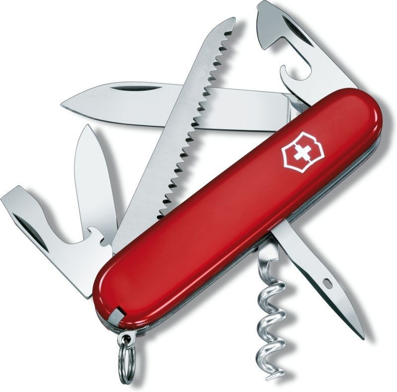 VICTORINOX Zatvárací nôž CAMPER - červený (1.3613)