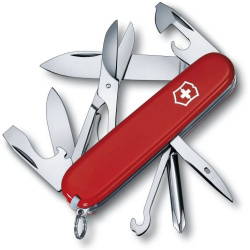 VICTORINOX Zatvárací nôž SUPER TINKER - červený (1.4703)