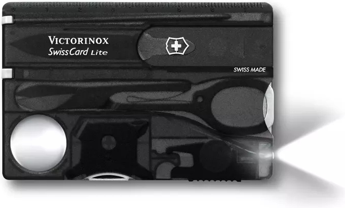 VICTORINOX SWISS CARD LITE - onyx (0.7333.T3)