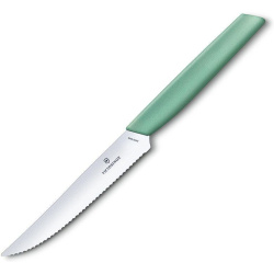 VICTORINOX Nôž SwissModern na steak a pizzu 12cm - zelený (6.9006.12W41)