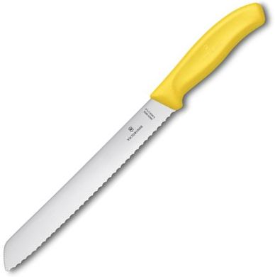 VICTORINOX Nôž SwissClassic na chlieb 21 cm - žltý (6.8636.21L8B)