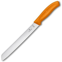 VICTORINOX Nôž SwissClassic na chlieb 21 cm - oranžový (6.8636.21L9B)