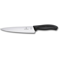 VICTORINOX Nôž kuchársky Fibrox 19 cm (v blistri) - čierny (6.8003.19B)