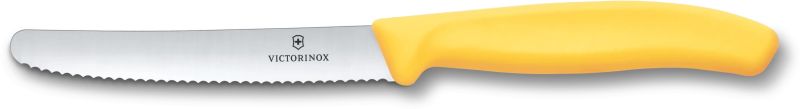 VICTORINOX Nôž na paradajky 10cm, zubkovaný - yellow (6.7838.C1)