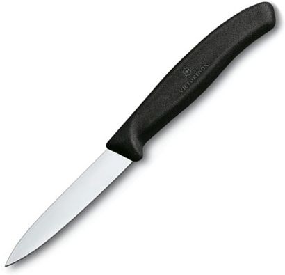 VICTORINOX Univerzálny kuchynský nôž 8cm - čierny (6.7603)