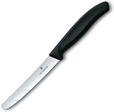 VICTORINOX Nôž na paradajky 10cm - čierny (6.7833)