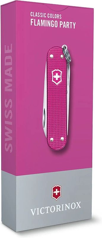 VICTORINOX Zatvárací nôž Classic SD Alox - flamingo party (0.6221.251G)