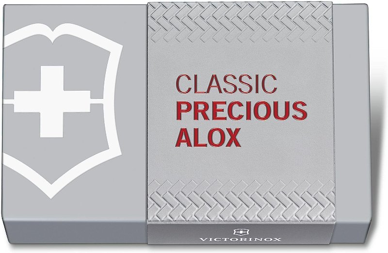 VICTORINOX Zatvárací nôž Classic SD Precious Alox - iconic red (0.6221.401G)