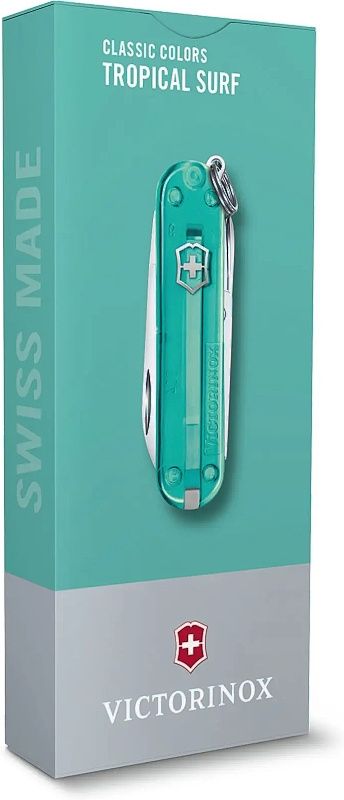 VICTORINOX Zatvárací nôž Classic SD Transparent - tropical surf (0.6223.T24G)