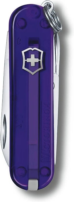 VICTORINOX Zatvárací nôž Classic SD Transparent - persian indigo (0.6223.T29G)