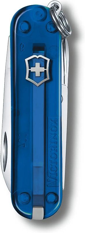 VICTORINOX Zatvárací nôž Classic SD Transparent - deep ocean (0.6223.T2G)