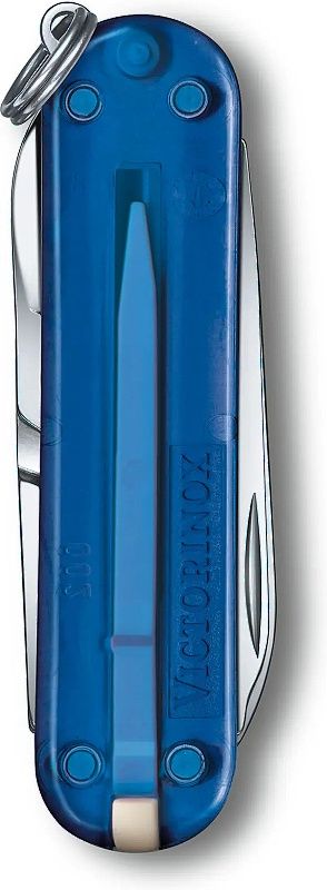 VICTORINOX Zatvárací nôž Classic SD Transparent - deep ocean (0.6223.T2G)