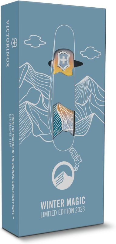 VICTORINOX Zatvárací nôž Cadet Alox LE 2023 - winter magic (0.2601.22E1)