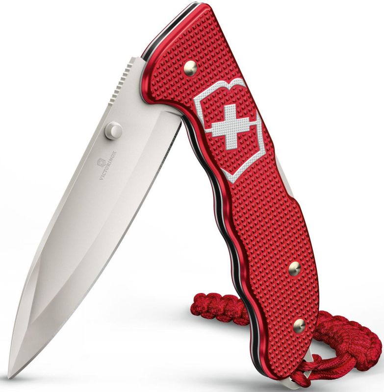 VICTORINOX Zatvárací nôž EVOKE ALOX - red (0.9415.D20)