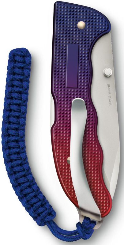 VICTORINOX Zatvárací nôž EVOKE ALOX - blue / red (0.9415.D221)