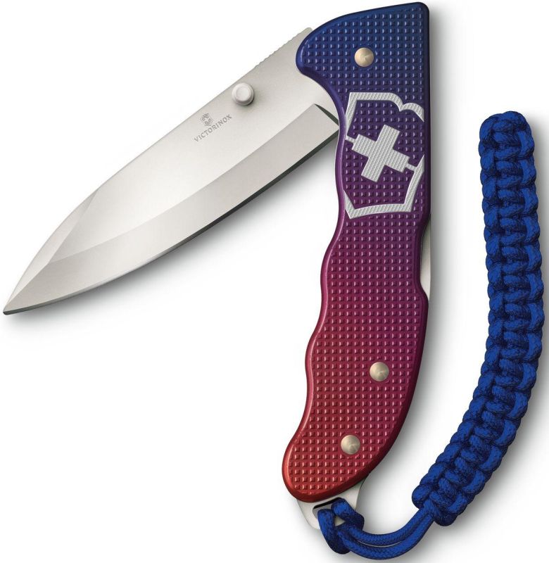 VICTORINOX Zatvárací nôž EVOKE ALOX - blue / red (0.9415.D221)