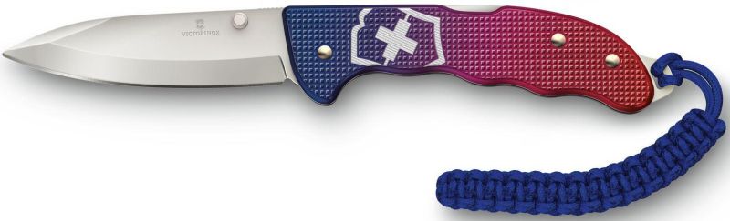 VICTORINOX Zatvárací nôž EVOKE ALOX - blue / red (0.9415.D221)