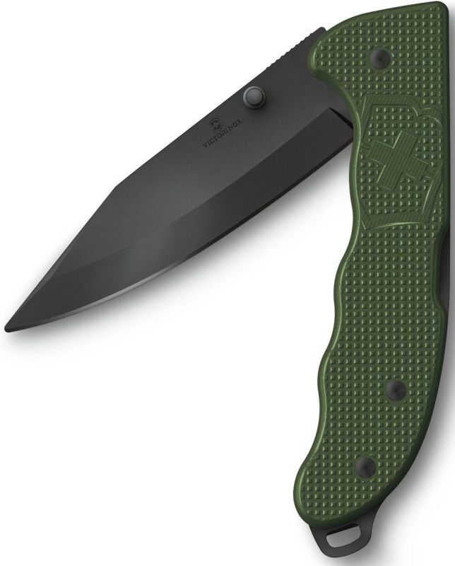 VICTORINOX Zatvárací nôž EVOKE BSH ALOX - olive (0.9425.DS24)