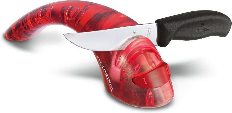 VICTORINOX Brúska na nože s keramickým mechnizmom - červená (7.8721)