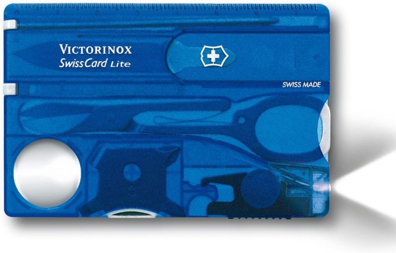 VICTORINOX SWISS CARD LITE - modrý transparentný (0.7322.T2)