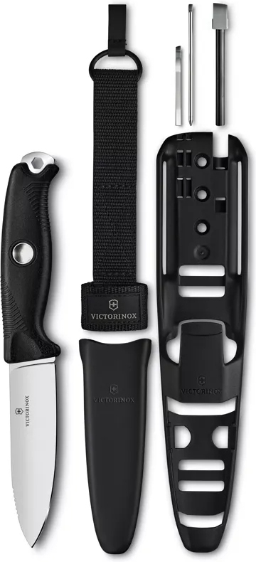 VICTORINOX Nôž s pevnou čepeľou Venture Pro - black (3.0903.3F)