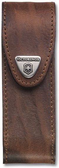 VICTORINOX Kožené puzdro pre vreckové nože veľkosti 111 mm - hnedé (4.0548)