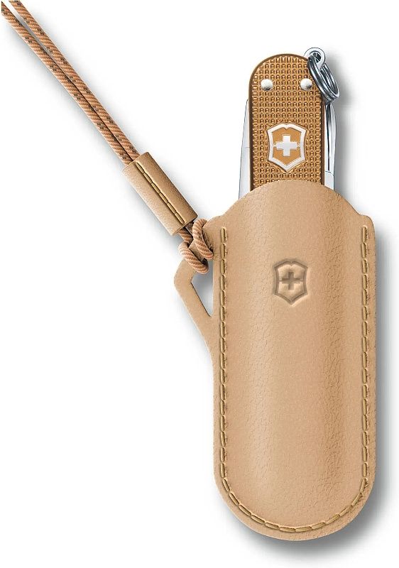 VICTORINOX Kožené puzdro - wet sand (4.0670.49)