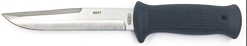 MIKOV Nôž s pevnou čepeľou UTON bez príslušenstva, strieborný (MI-362-NG-UTON)