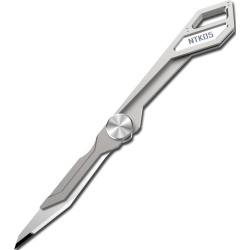NITECORE Zatvárací nôž Tiny Titanium Keychain - grey (NCx-NTK05)
