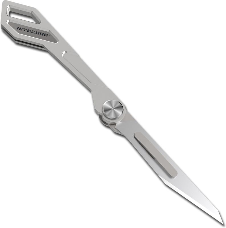 NITECORE Zatvárací nôž Tiny Titanium Keychain - šedý (NCx-NTK05)