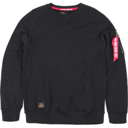 ALPHA INDUSTRIES Mikina Solid Crew Neck - čierna (188301/03)