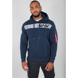 ALPHA INDUSTRIES Mikina NASA RS Hoody - new navy (198313/435)